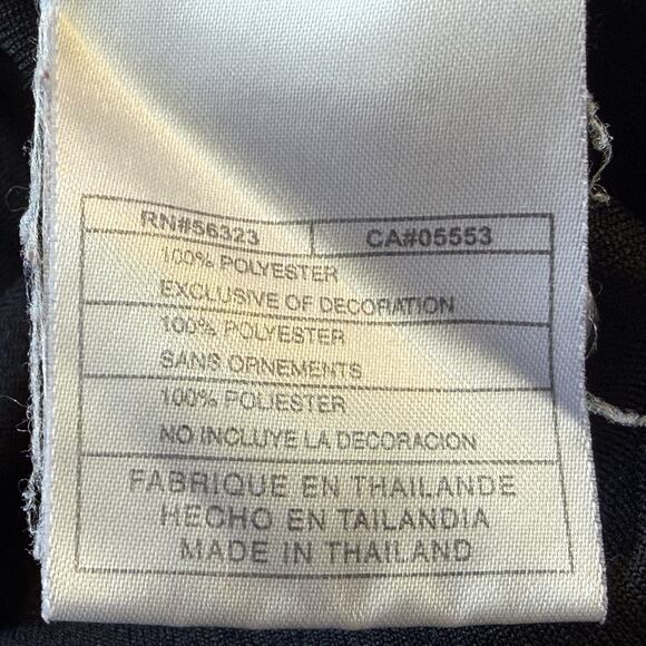 Nike Athletics Pull Over Shirt Mens Size Large Black Long Sleeve Crew Neck Logo - Picture 9 of 10